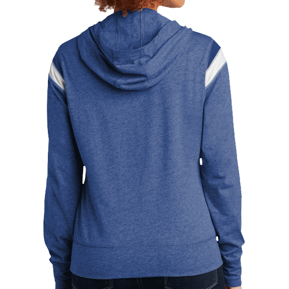 new era ladies heritage blend varsity moletom com capuz