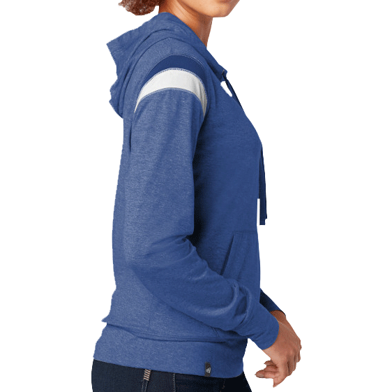 new era ladies heritage blend varsity moletom com capuz