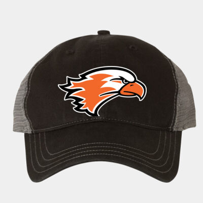 Garment-Washed Trucker Cap - Hawkhead logo Thumbnail