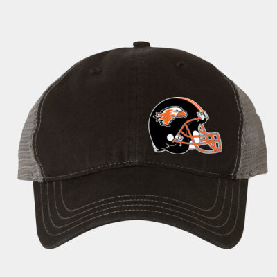 Garment-Washed Trucker Cap - Football Helmet Thumbnail