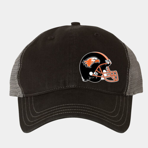 Garment-Washed Trucker Cap - Football Helmet Thumbnail