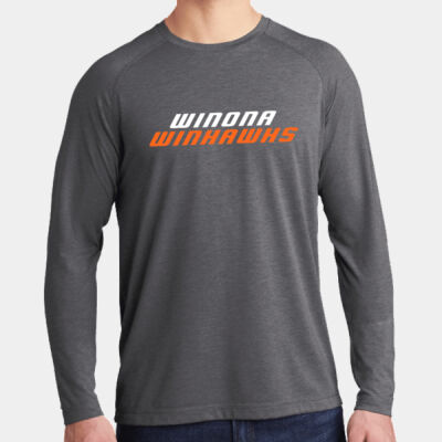 Long Sleeve Tri Blend Wicking Raglan Tee Thumbnail