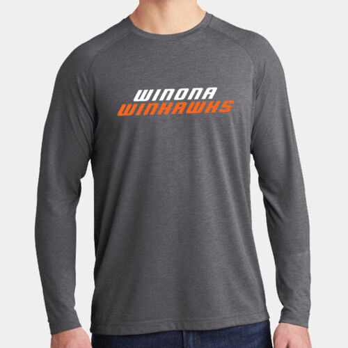 Long Sleeve Tri Blend Wicking Raglan Tee Thumbnail