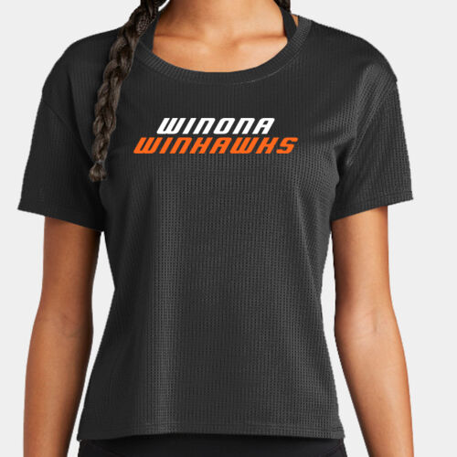 Ladies PosiCharge Draft Crop Tee Thumbnail