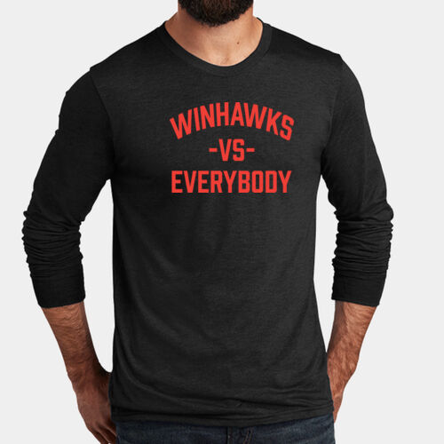 Triblend Long Sleeve Tee - HawksVsEverybody Thumbnail