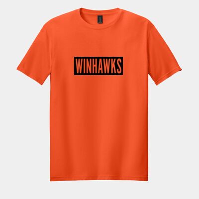 Unisex Softstyle Cotton Tee - Statement Logo (Black) Thumbnail